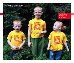 raport roczny 2009 - Fundacja Świętego Mikołaja