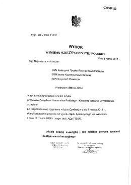 Wyrok sądu - PDF - Hufiec ZHP Poznań