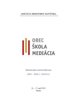 Program_Konferencia AMS_A4 - Asociácia mediátorov Slovenska