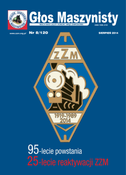 GM Nr 8/120 - Związek Zawodowy Maszynistów Kolejowych