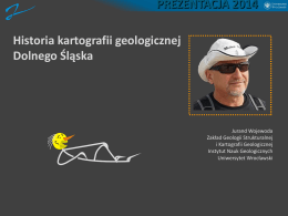 Historia kartografii geologicznej Dolnego Śląska
