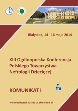 XIII Ogólnopolska Konferencja Polskiego Towarzystwa Nefrologii