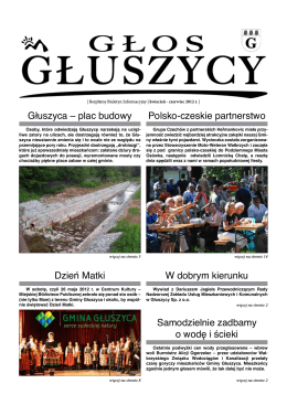 Głuszyca – plac budowy Polsko-czeskie partnerstwo Dzień Matki W