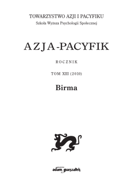 AZJA-PACYFIK - Poznan Studies in the Philosophy of the Sciences