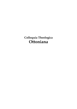 Colloquia Theologica Ottoniana 2/2010