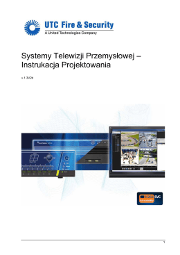 Systemy Telewizji Przemysłowej – Instrukacja Projektowania