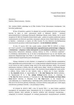 Uchwała Nr XLIX / / 2014 Rady Miejskiej w Koszalinie z dnia 30