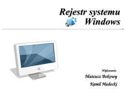 Rejestr systemu Windows