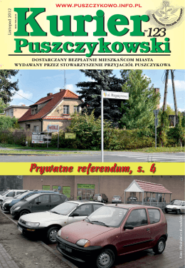 Prywatne referendum, s. 4 - Stowarzyszenie Przyjaciół Puszczykowa