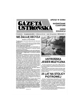 Gazeta Ustrońska nr 43 / 03