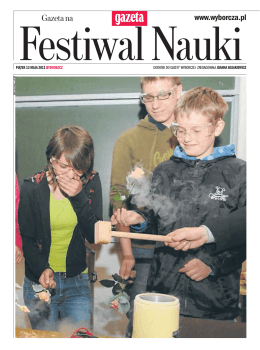 Gazeta na - Bydgoski Festiwal Nauki