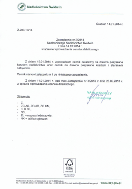 "- Nadleśnictwo Świdwin