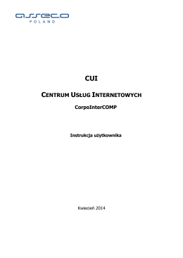 CUI - CorpoInterCOMP - instrukcja użytkownika 04.2014