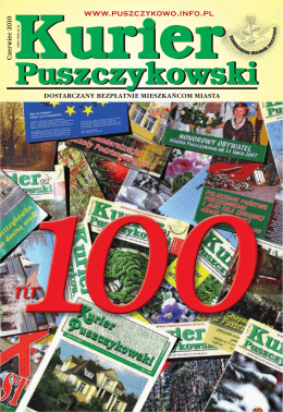 Kurier 100-fonty.indd - Stowarzyszenie Przyjaciół Puszczykowa
