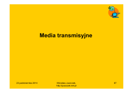 media transmisyjne - ZSP2 CKP::. | Garwolin