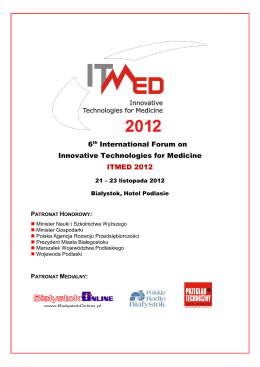 ITMED 2012 pełna informacja pl