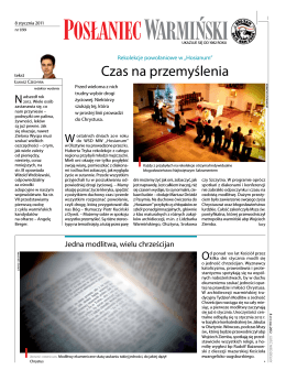 Posłaniec Warmiński 01/2012 (pdf)