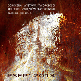 Katalog PSEP 2013 kwadrat - Biuro Wystaw Artystycznych w Kielcach