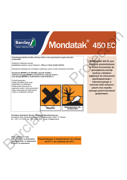 Mondatak® 450 EC Label