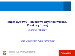 Impet cyfrowy - Raport Polska 2030