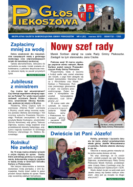 Nowy szef rady - Piekoszów, Urząd Gminy