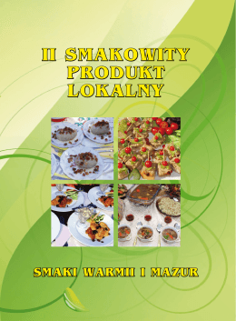 Folder kulinarny wrzesień 2013