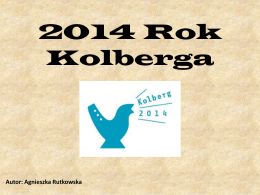 "2014 - Rok Kolberga"