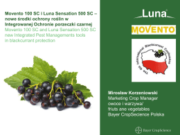 Movento 100 SC i Luna Sensation 500 SC