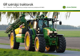 6R szériájú traktorok