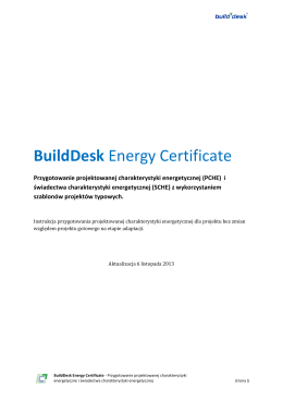 BuildDesk Energy Certificate