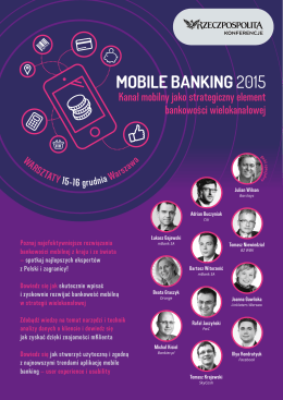 MOBILE BANKING2015 - Konferencje