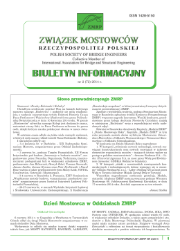 Biuletynie Informacyjnym ZMRP nr 2/2014