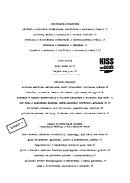 kiss menu 02/2015