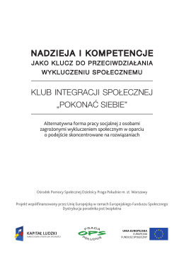 publikacja - Ośrodek Pomocy Społecznej Dzielnicy Praga Południe