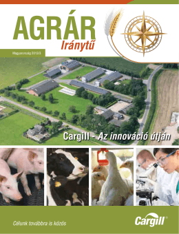 Cargill Magyarország hírlevél 2013. III. negyedév