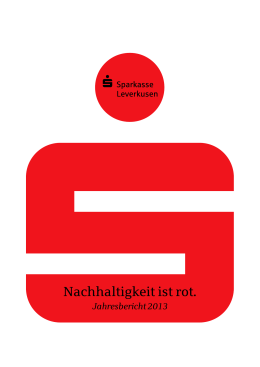 Jahresbericht 2013 - Sparkasse Leverkusen
