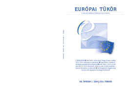 Európai Tükör 2014/01 szám