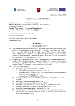 Projekt Umowy nr WOL-1 7-IR-BNI1/27I`ĺ`íl2014l.žfš Zawarta w dniu