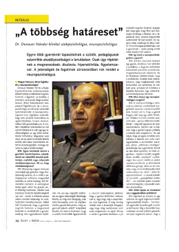 "A t&ouml;bbs&eacute;g hat&aacute;reset", Interj&uacute; Dr. Donauer N&aacute;ndorral