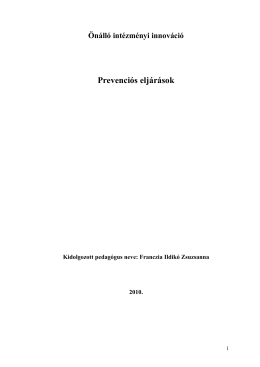 Prevenciós eljárások (pdf formátum)