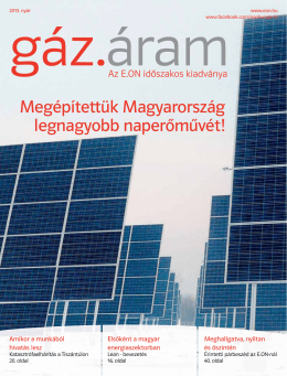 Megépítettük Magyarország legnagyobb naperőművét!