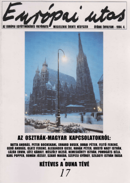 1994.4.szám - Európai Utas
