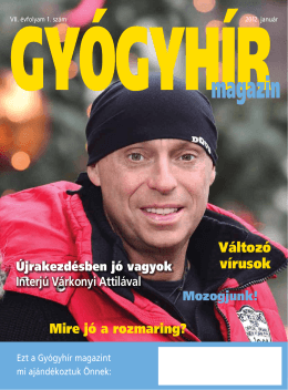 2012. január - Gyógyhír Magazin