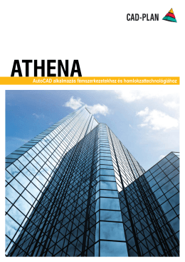 Az aktuális ATHENA ismertető pdf formátumban. - CAD