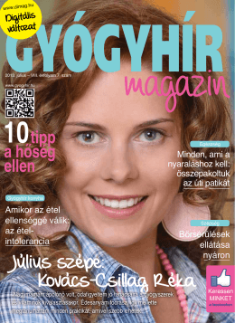 2013. július - Gyógyhír Magazin