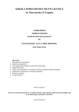 PDF - plan szkolenia