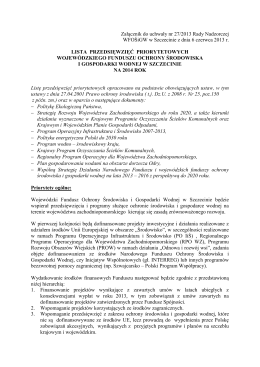 program ochrony środowiska dla gminy sośnicowice na lata 2014
