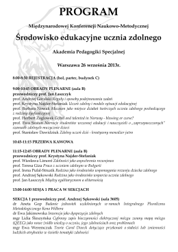 Harmonogram konkursów zDolny Ślązak Gimnazjalista 2013/14