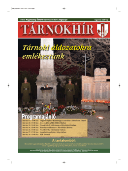 február - Tárnokhír Online