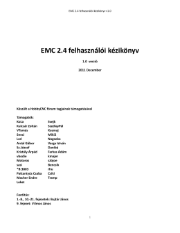 EMC 2.4 felhasználói kézikönyv